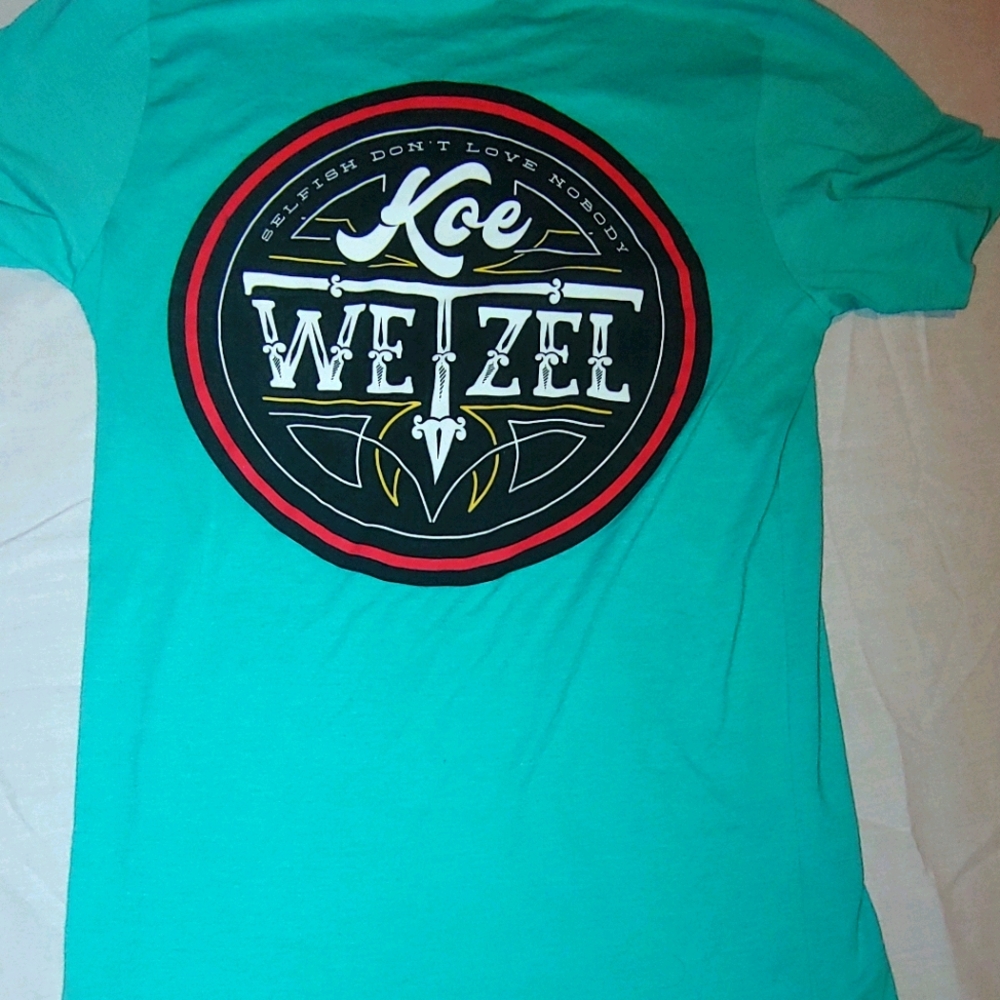 Koe Wetzel Selfish Don't Love Nobody Concert Tee Small
